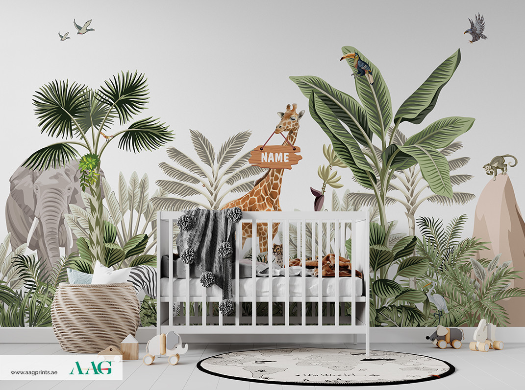 Jungle I - Kids Wallpaper Dubai